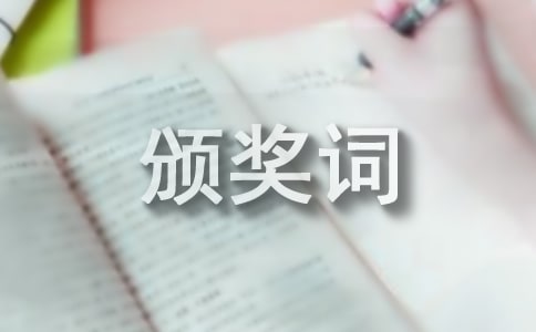 小学获奖团队及个人颁奖词