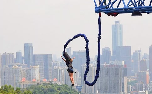 玩蹦极作文400字