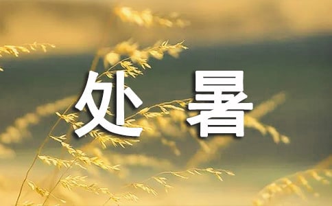 处暑节气祝福语录(精选400句)