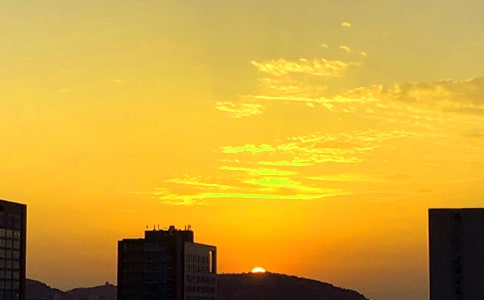 关于日落的句子