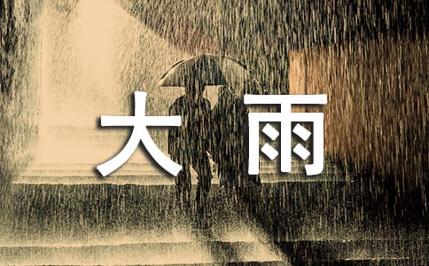 大雨的作文400字8篇