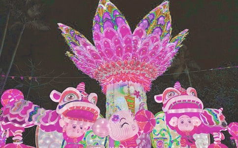 看花灯小学生作文400字