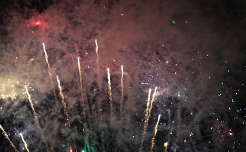 看放礼花作文范文