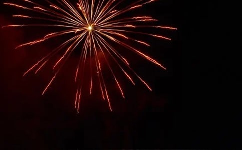 大年三十的礼花二年级作文