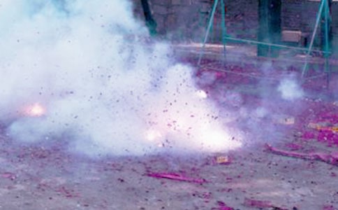 小学寒假作文:烟花炮竹