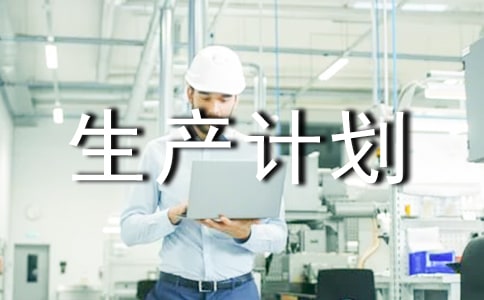 2025年生产计划(精选29篇)