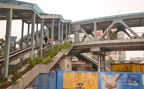 在深圳天桥上作文